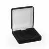 Plüsch-Medalienbox in Schwarz für 50/60/70 mm Medaillen
