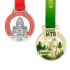 Individuelle Medaille 60 mm, 1-farbiger weicher Emaille