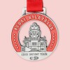 Individuelle Medaille 60 mm, 1-farbiger weicher Emaille