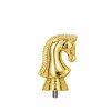 Schach (Pferdekopf) Goldfigur
