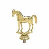 Pferd reiten) Goldfigur