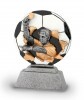 Fußball (Schiedsrichter) Kunstharzskulptur