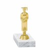 Student (männlich) Goldfigur mit Basis
