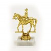 Reiten (Dressur) Goldfigur mit Basis