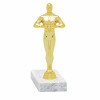 Ossi-Statue Goldfigur mit Basis
