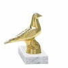 Taube Goldfigur mit Basis
