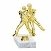 Jonglieren (Doppel) Goldfigur mit Basis