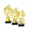Stern (rotierend) Goldfigur mit Basis