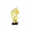 Stern (rotierend) Goldfigur mit Basis