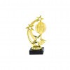 Stern (rotierend) Goldfigur mit Basis