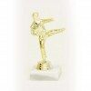 Karate (Männer Mittelstufe) Goldfigur mit Basis