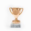 Pokal (Bronze) Goldfigur mit Basis