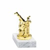 Straße (Tanz) Goldfigur mit Basis
