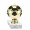 Fußball Gold-Schwarz-Figur mit Sockel