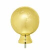 Globus Goldfigur mit Basis