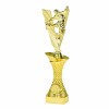 Fußball auf goldenem Säulenständer