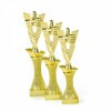 Like auf goldenem Säulenständer