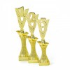 Platz auf goldenem Säulenständer