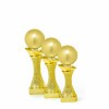 Globus auf goldenem Säulenständer