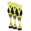 Allgemein auf einer schwarz-goldenen Trophäe