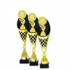Allgemein auf einer schwarz-goldenen Trophäe