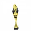 Auto Thema auf einer schwarz-goldenen Trophäe