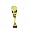 Scheibenhalter auf einer schwarz-goldenen Trophäe