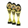 E-sport Playstation auf einer schwarz-goldenen Trophäe